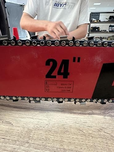 Пилы: Бензопила D-MAX DM-6200 - Шина 24" (60 см) - Цепь: шаг .325", толщина — 2