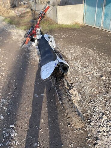 электронные мото: Кроссовый/эндуро мотоцикл в белом пластике - Тип: легкий внедорожный — 3