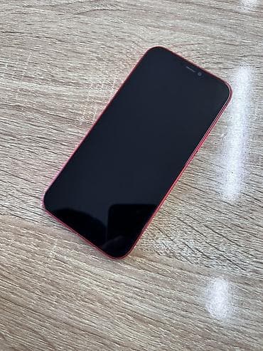 IPhone 12, Б/у, 128 ГБ, Красный, 100 %