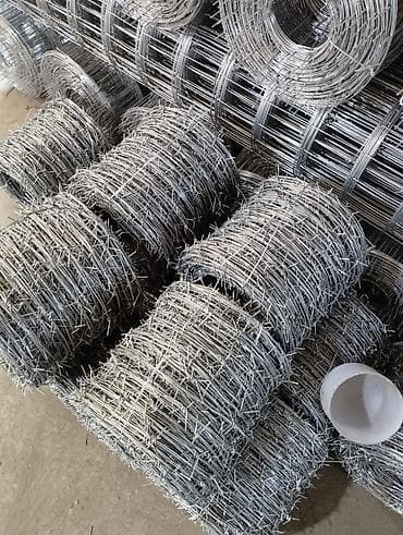 Колючая проволока в бухтах - Материал: оцинкованная стальная