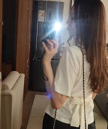 Киреге берилүүчү кийимдер: Блузка, Классикалык модель, Трикотаж, Solid print — 2