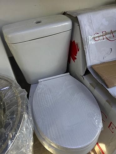 унитаз для туалет: Унитаз Напольный, Материал: Фарфор — 1