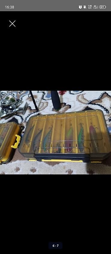 рыболовный набор: Спиннинговый комплект для микроджига цена за весь комплект 6000 — 6