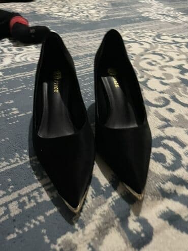 обувь ручной работы бишкек: Классические женские лодочки на каблуке. - Цвет: черный - Носок — 2