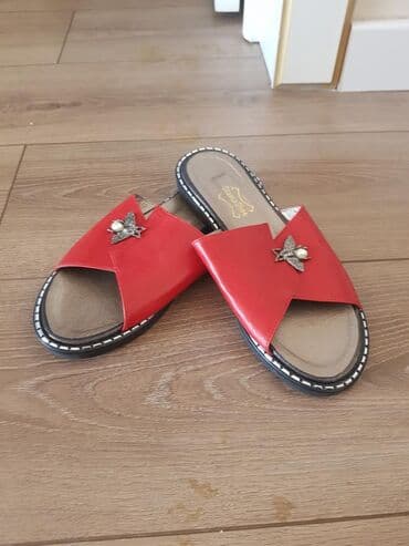 шлепка: Турецкая. кожаные.новые — 2