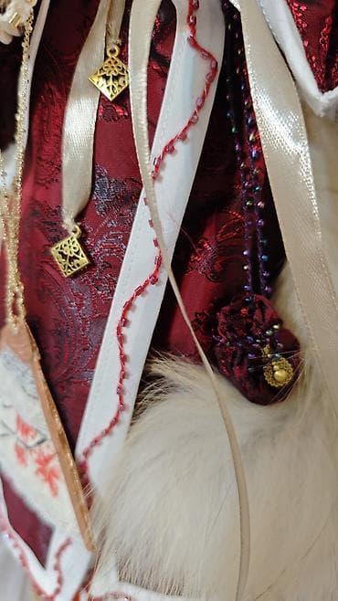 костюм для танцев живота: Коллекционная авторская кукла «Кitsune/девушка - лиса» в восточном — 6