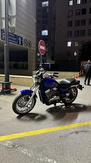 купить cafe racer: Мотоцикл дорожный (нейкед/круизер-стайл), синий металлик — 2