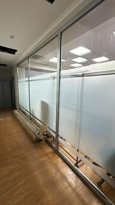 Перегородки на заказ: На заказ Каркасная перегородка, Для офиса, Бронированное стекло, Монтаж, Демонтаж, Бесплатный замер — 8