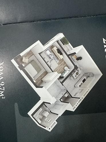 2 комнаты, 69 м², Элитка, 14 этаж, Готовая ПСО (под самоотделку)