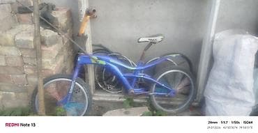 forward apache: Велосипед BMX/круизер в ярком синем цвете с зелёными декоративными — 5
