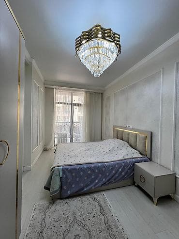 Квартиры: 2 комнаты, 64 м², Асанбай мкр Элитка, 3 этаж, Евроремонт — 2