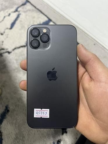 айклауд есть: IPhone 12 Pro, Б/у, 256 ГБ, Графит, 85 % — 1