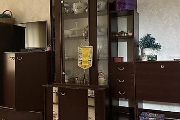 solutions elementary: Отдам почти даром!!! Стенка-гостиная модульная, темный венге. Комплект — 1