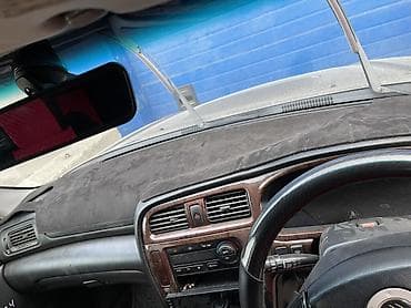 Алькантара Накидка на панель Subaru, цвет - Черный