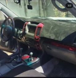 хром диска: Алькантара Накидка на панель Lexus, цвет - Черный, Новый, Самовывоз — 1