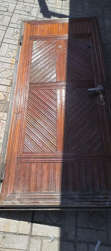 Дверь для хозяйственных помещений и складов, Б/у, Металлическая, Одностворчатая