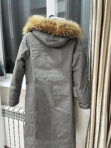 Пуховик, Длинная модель, С капюшоном, M