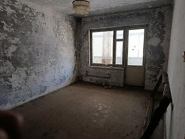 продажа квартира город бишкек: 3 комнаты, 48 м², 105 серия, 1 этаж, Старый ремонт — 7