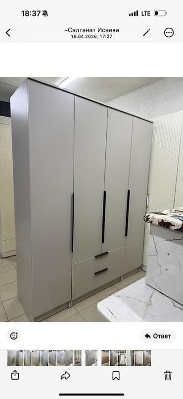 маленький детский шкаф для одежды: Шифоньер, шкаф для одежды, Новый, Прямой, ЛДСП — 10