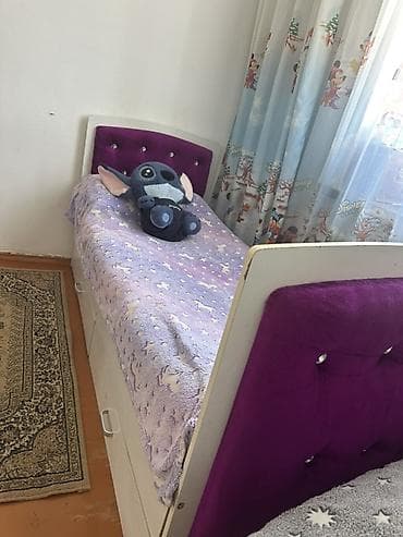кун панель: Детская односпальная кровать с мягким изголовьем и выдвижными ящиками — 3
