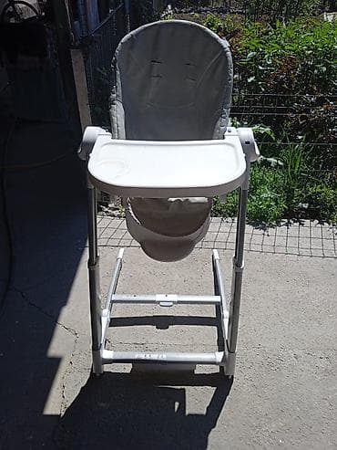 Детский стульчик для кормления - Высокая конструкция на устойчивой