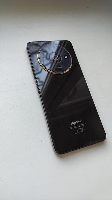 Redmi, Redmi A3, Б/у, 64 ГБ, цвет - Черный, 2 SIM