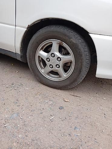 black edition: Литые Диски R 14 Toyota, Комплект, отверстий - 5, Б/у — 1