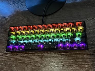 hyperx haste: Клавиатура, Механическая, Проводное подключение, Размер: 60% — 1