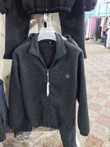 мужские спортивные одежды: Мужской спортивный костюм из плотного трикотажа - Комплект: толстовка — 5