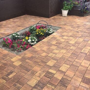 Укладка брусчатки