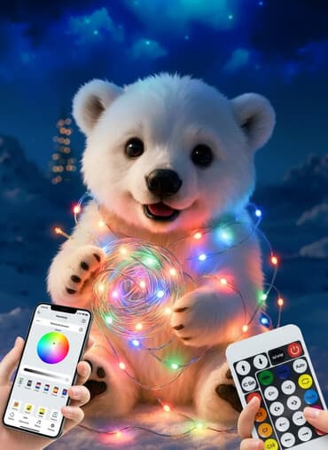 радиоупровляемая машина: Гирлянда-лента RGB, длина 10 м, с пультом и управлением через — 1