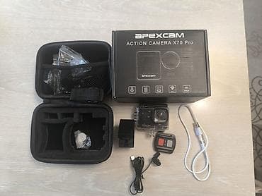 камера экшн: Экшн‑камера APEXCAM X70 Pro - Съёмка в 4K 30 к/с, фото и видео с — 1