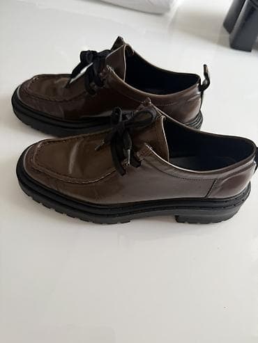 мужские кофты толстовки: Мужские туфли, 39, Massimo Dutti, Б/у, цвет - Коричневый, Самовывоз — 2