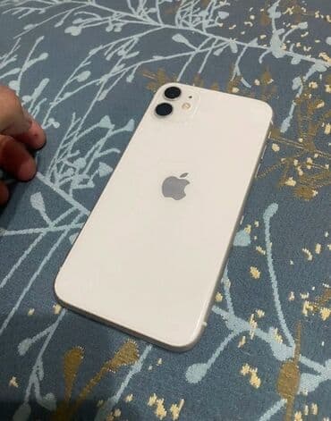 xiaomi mi band 8: IPhone 11, Б/у, 128 ГБ, Белый, Чехол, 78 % — 2