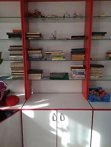 Балдар эмереги: Книжный/витринный стеллаж с нижними шкафчиками - Конфигурация: три — 1