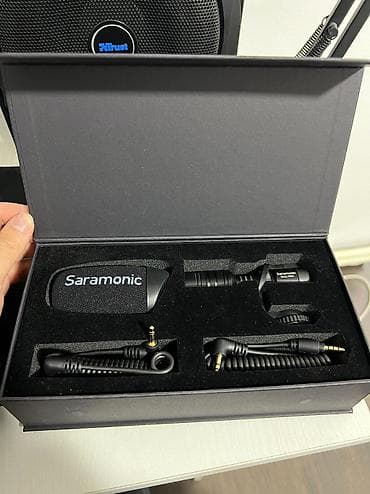 samsung galaxy a33: Продаю накамерный (пушка) микрофон Saramonic. Новый, подходит для — 5