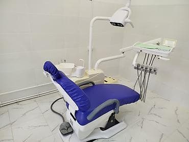 Медициналык эмерек: Стоматологическая установка с подвесной бормашиной и верхней подачей — 1