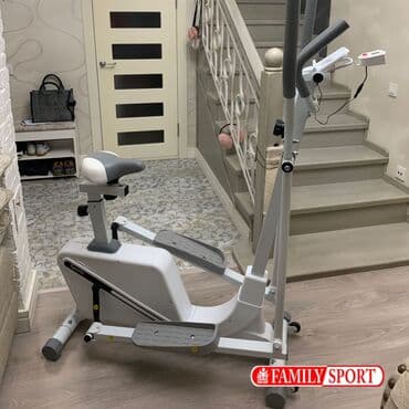 прокат велосипедов бишкек: Новый тренажер 2в1 Эллиптический вело Цена 26.000с Бесплатная — 1