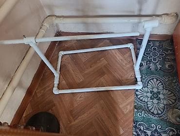 сушилки для вещей: Самодельный станок для плетения макраме, авосек. из ПВХ труб — 1