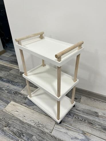 Деревянная подставка для косметолога Элегантная и функциональная