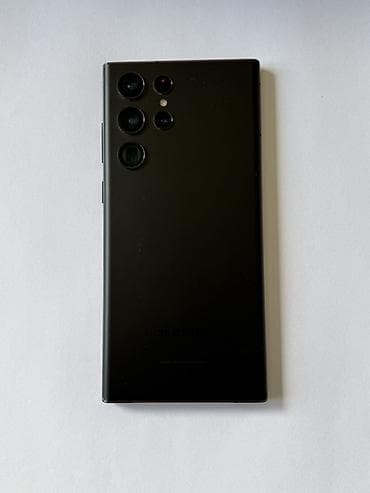 Техника жана электроника: Samsung Galaxy S22 Ultra, 256 ГБ, түсү - Кара, eSIM — 2