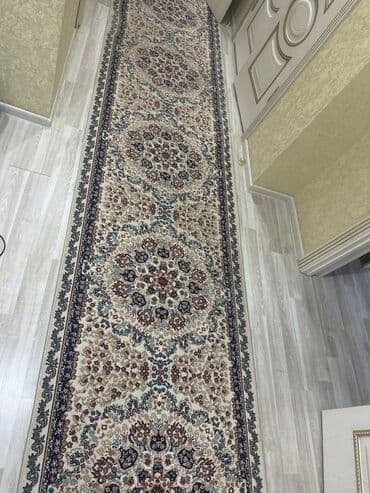 паласы новые: Ковровая дорожка Б/у, 100 см * 1 пог. м, Шелк — 3