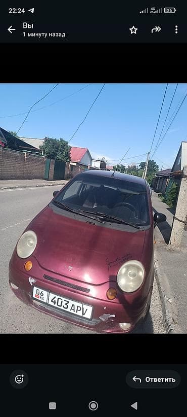 deepal so7: Daewoo Matiz: 2007 г., Механика, Хэтчбэк — 1