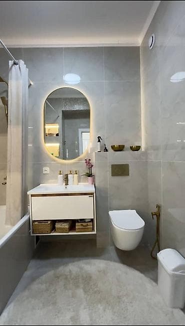 алам строй: 3 комнаты, 88 м², Элитка, 5 этаж, Дизайнерский ремонт — 8
