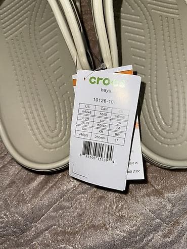 coros pace 3: Сабо, 38, Crocs, Новый, цвет - Бежевый — 3
