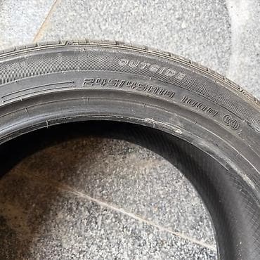 ручка скорости: Шины 275 / 40 / R 18, Лето, Б/у, Легковые, Kumho — 10