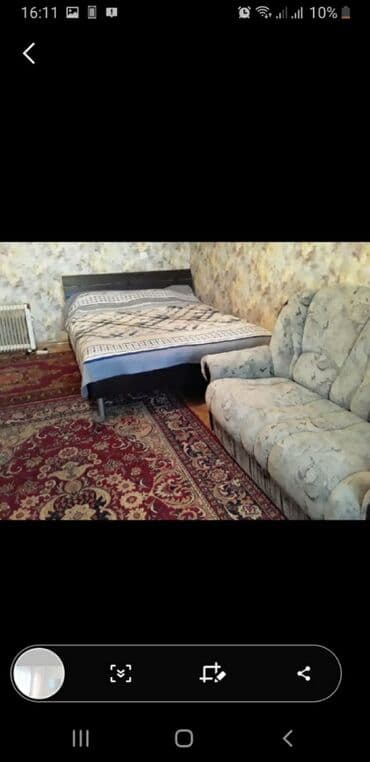 недостроенные дома в бишкеке: 1 бөлмө, Жаздык, жууркан-төшөк каптары, Кондиционер, Унаа токтотуучу жай — 9