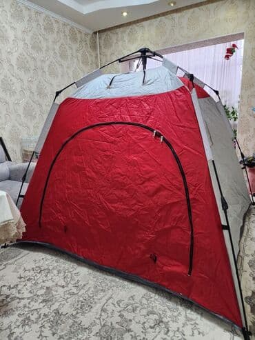 купить прикормочный кораблик для рыбалки: Зимняя быстровозводимая палатка-куб для рыбалки/туризма утеплённая — 5