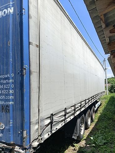 тракторный притцеп: Тентованный полуприцеп Krone (еврофура) 3 оси заводское ленивец 2010 — 5