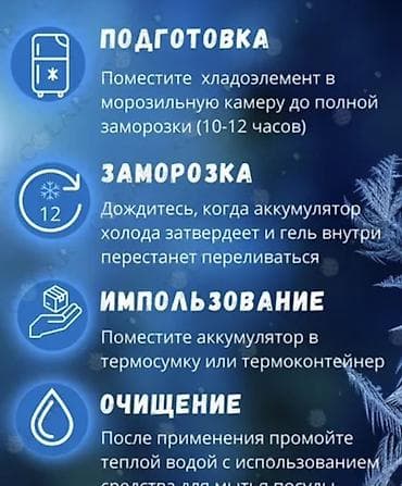 холодильни: Есть 80 шт Аккумулятор холода для термосумок и термоконтейнеров — 1